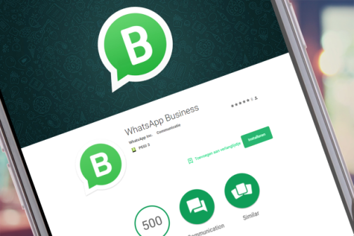 WhatsApp-Business scherm